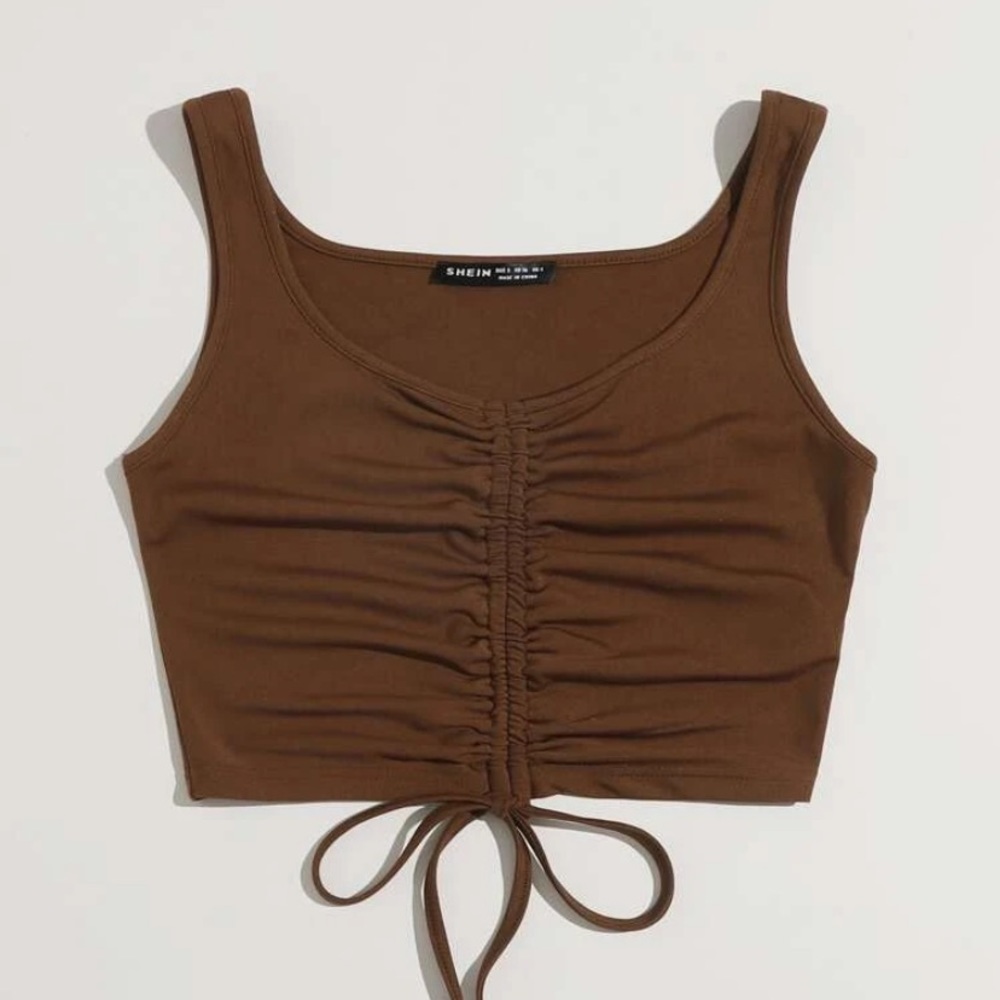 Rouched Crop Top